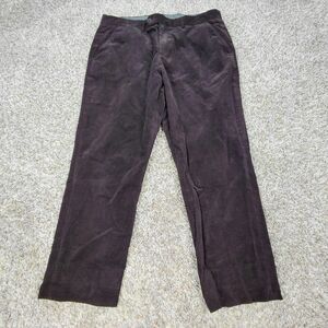 Todd Snyder Corduroy Pants Mens Size 34x26 (Hemmed) Brown Preppy Flat Front